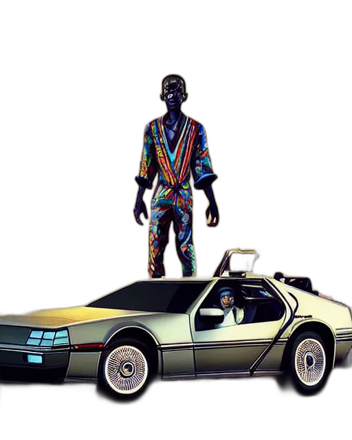 car, jacket, robot, concept art transparent PNG cut-out