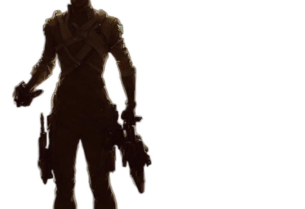 weapon, concept art, comic book art, 3d render transparent PNG cut-out