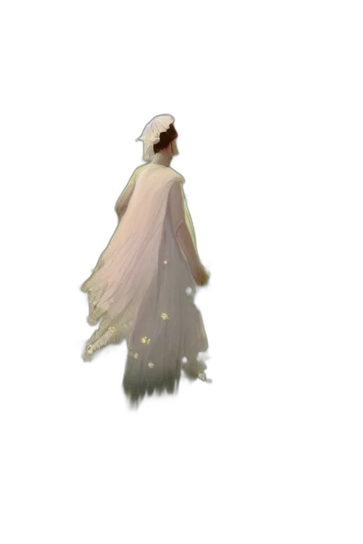 dress, staff, crown, hat transparent PNG cut-out