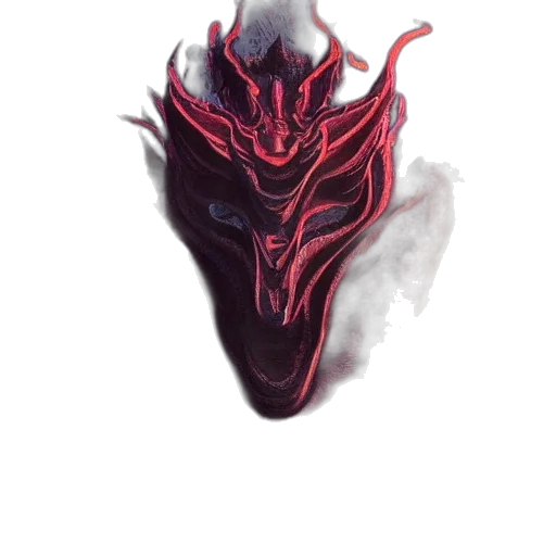 mask, dragon, creature, face transparent PNG cut-out