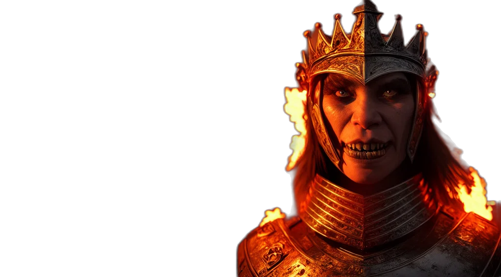 crown, face, mask, concept art transparent PNG cut-out