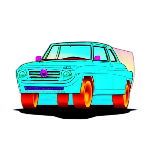 car, robot, crown, shoes transparent PNG cut-out