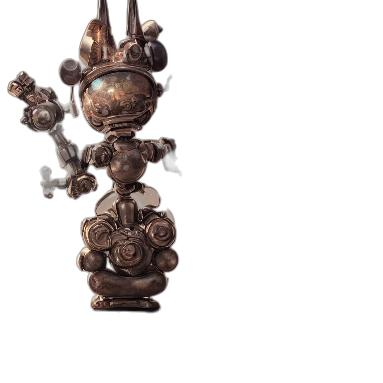 robot, staff, weapon, jewelry transparent PNG cut-out