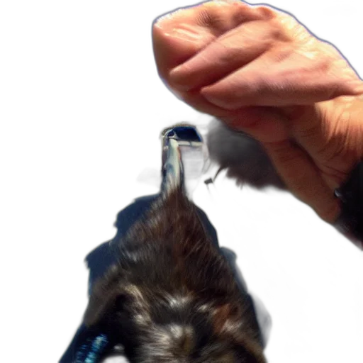 hair, staff, animal, weapon transparent PNG cut-out