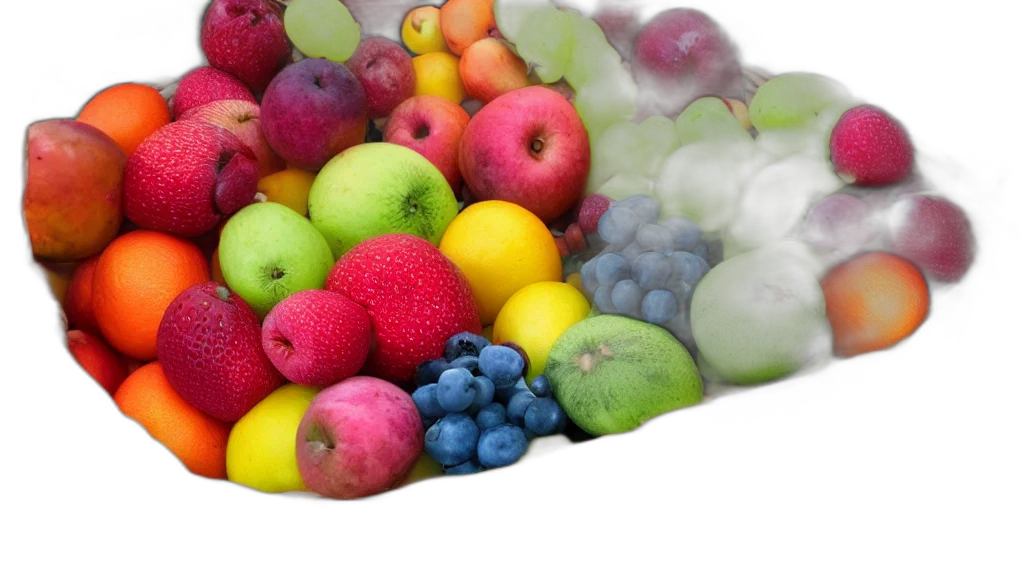 food, crown, photorealistic, 3d render transparent PNG cut-out