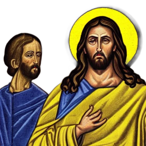 photorealistic, pixel art, 3d render, jesus transparent PNG cut-out
