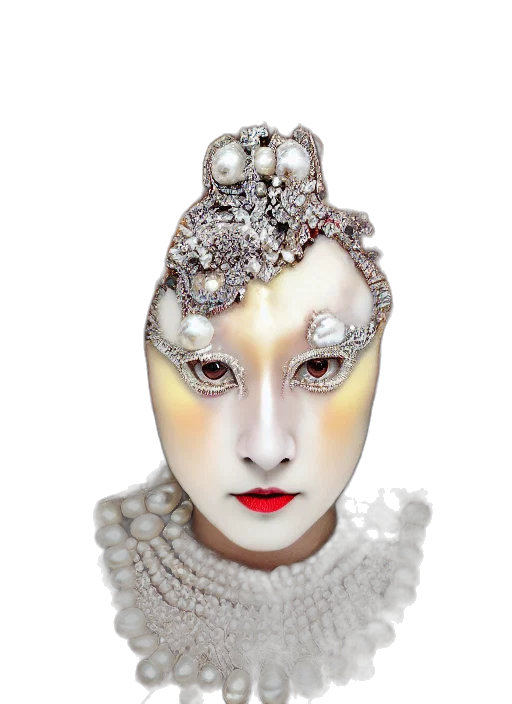 mask, jewelry, crown, face transparent PNG cut-out