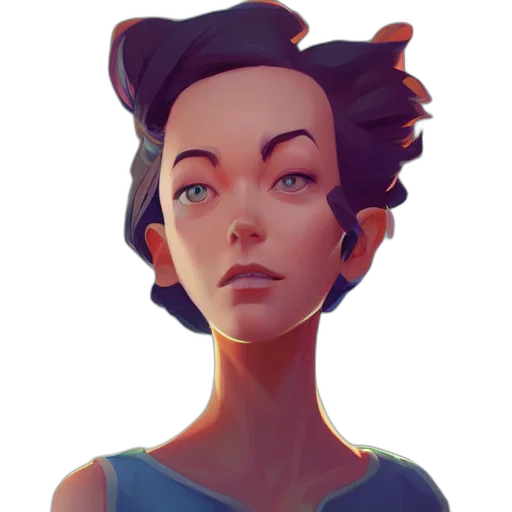 face, staff, dress, robot transparent PNG cut-out