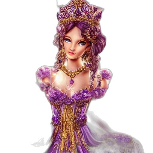 crown, jewelry, dress, 3d render transparent PNG cut-out