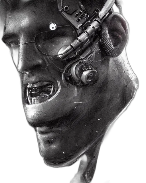 robot, mask, face, staff transparent PNG cut-out