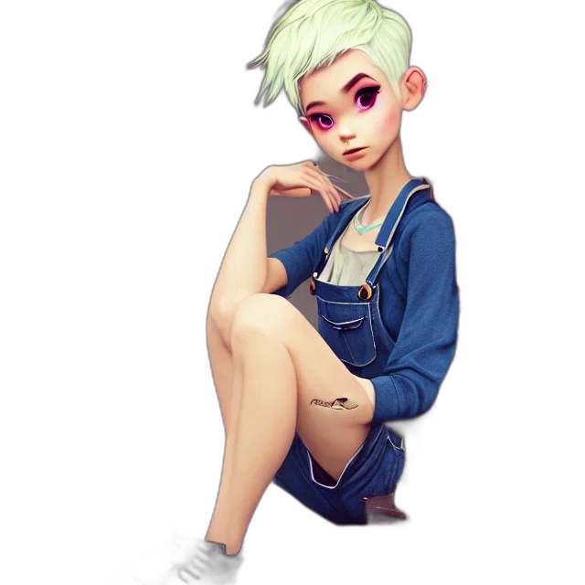 staff, jacket, face, dress transparent PNG cut-out
