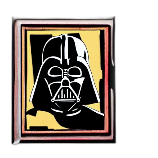 face, mask, comic book art, darth transparent PNG cut-out