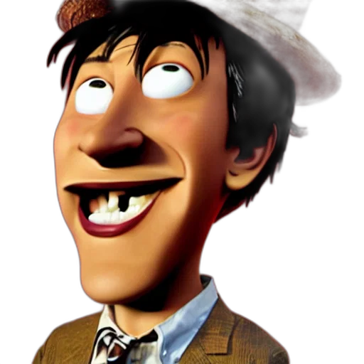 hat, face, staff, cartoon transparent PNG cut-out