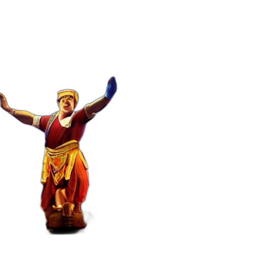 staff, crown, weapon, 3d render transparent PNG cut-out
