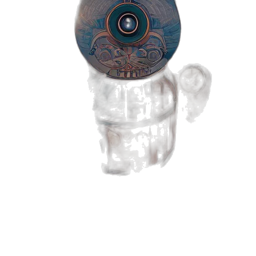 robot, jewelry, staff, mask transparent PNG cut-out