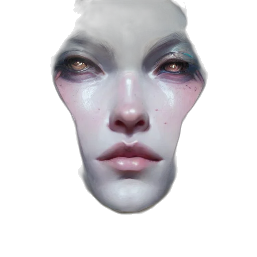 mask, face, creature, crown transparent PNG cut-out