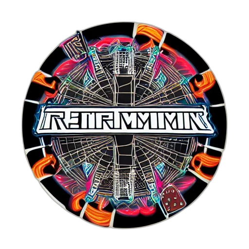 cyberpunk, sticker, rock, band transparent PNG cut-out