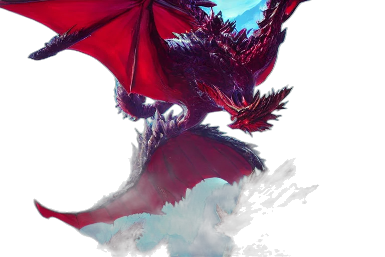 dragon, creature, animal, fantasy art transparent PNG cut-out