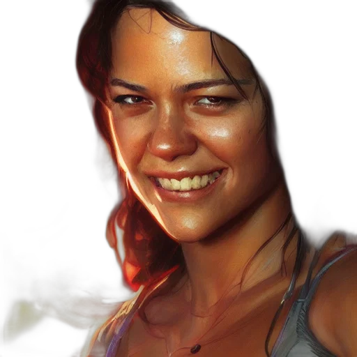 face, photorealistic, comic book art, concept art transparent PNG cut-out