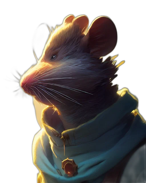 jacket, staff, animal, crown transparent PNG cut-out