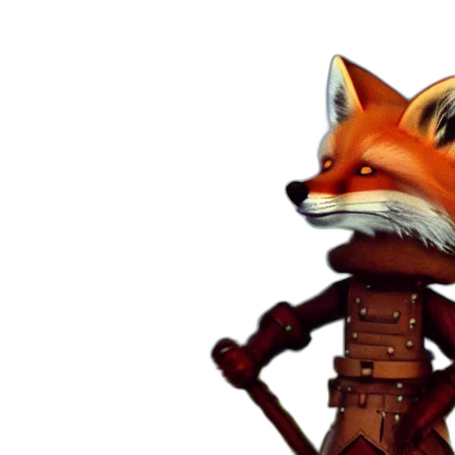 staff, animal, concept art, 3d render transparent PNG cut-out