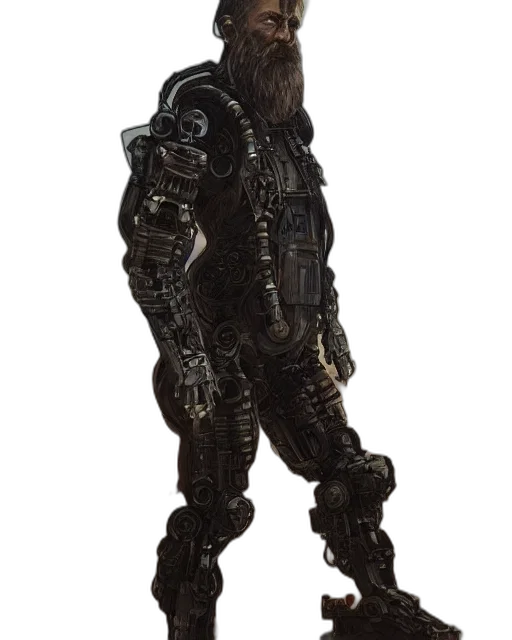 robot, creature, staff, animal transparent PNG cut-out