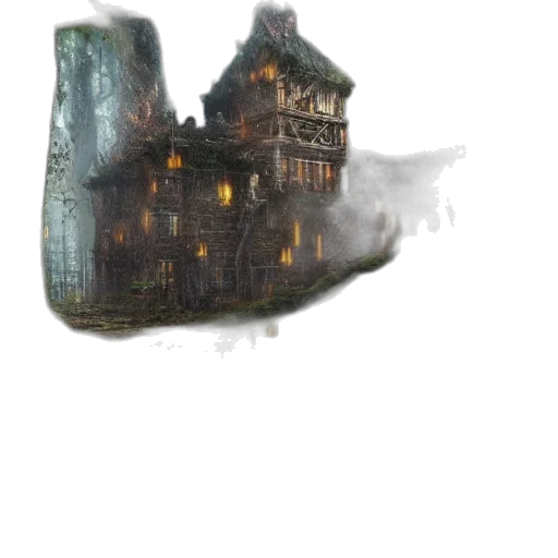 building, mask, shoes, weapon transparent PNG cut-out