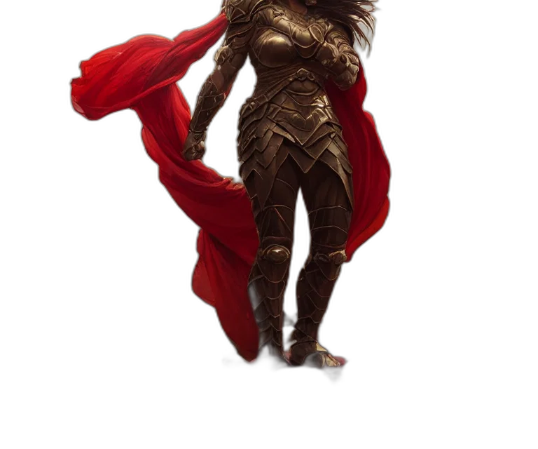 dress, staff, 3d render, concept art transparent PNG cut-out
