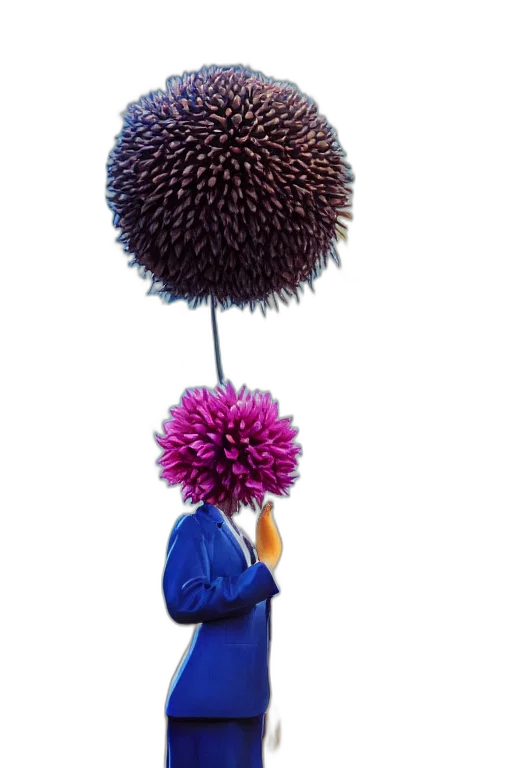 umbrella, staff, flower, hat transparent PNG cut-out