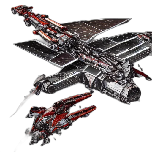 weapon, concept art, 3d render, outer space transparent PNG cut-out