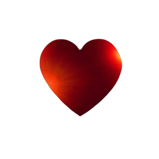 3d render, photorealistic, red, total transparent PNG cut-out