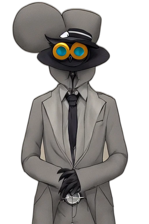 mask, staff, hat, jacket transparent PNG cut-out