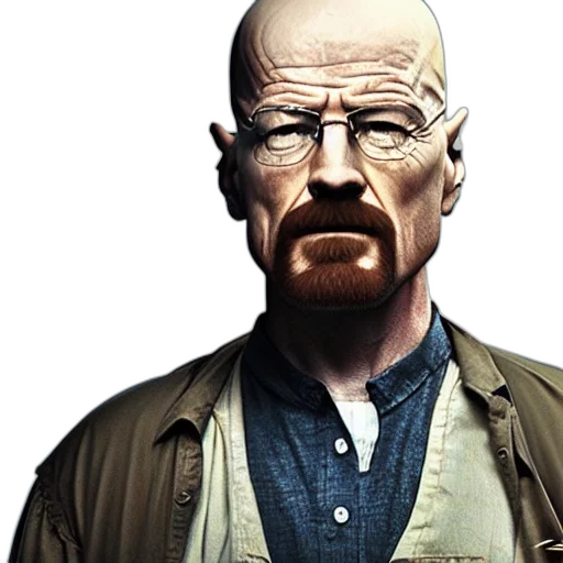 face, jacket, staff, photorealistic transparent PNG cut-out