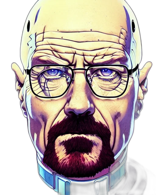 face, robot, mask, comic book art transparent PNG cut-out
