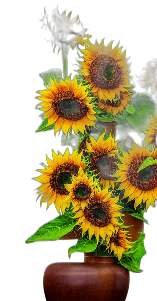 flower, crown, 3d render, photorealistic transparent PNG cut-out