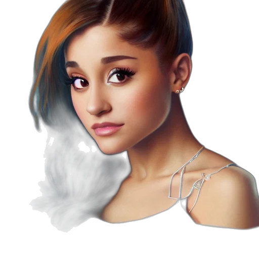 face, hair, photorealistic, fantasy art transparent PNG cut-out