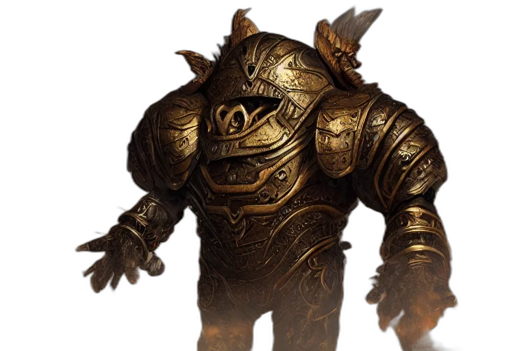 mask, creature, robot, staff transparent PNG cut-out