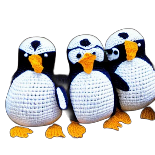 3d render, pixel art, concept art, crocheted transparent PNG cut-out