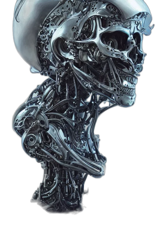 robot, mask, face, crown transparent PNG cut-out
