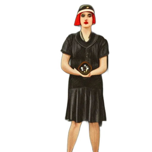 dress, jewelry, staff, concept art transparent PNG cut-out