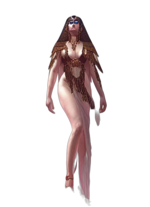 dress, creature, concept art, fantasy art transparent PNG cut-out