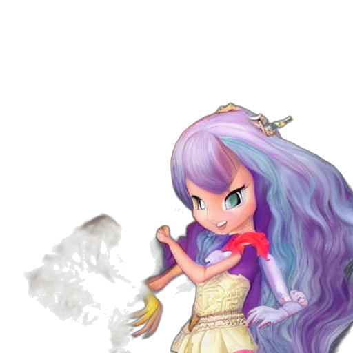 staff, dress, dragon, weapon transparent PNG cut-out