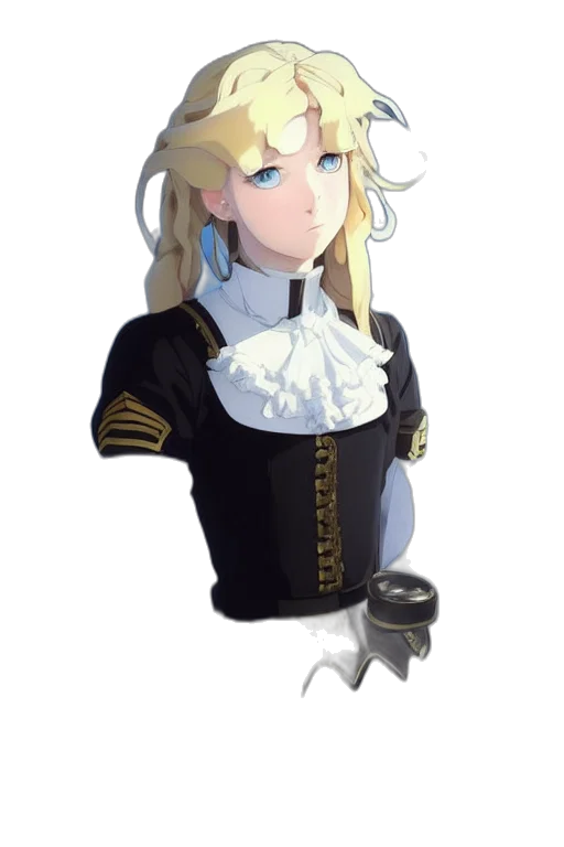 staff, crown, dress, face transparent PNG cut-out