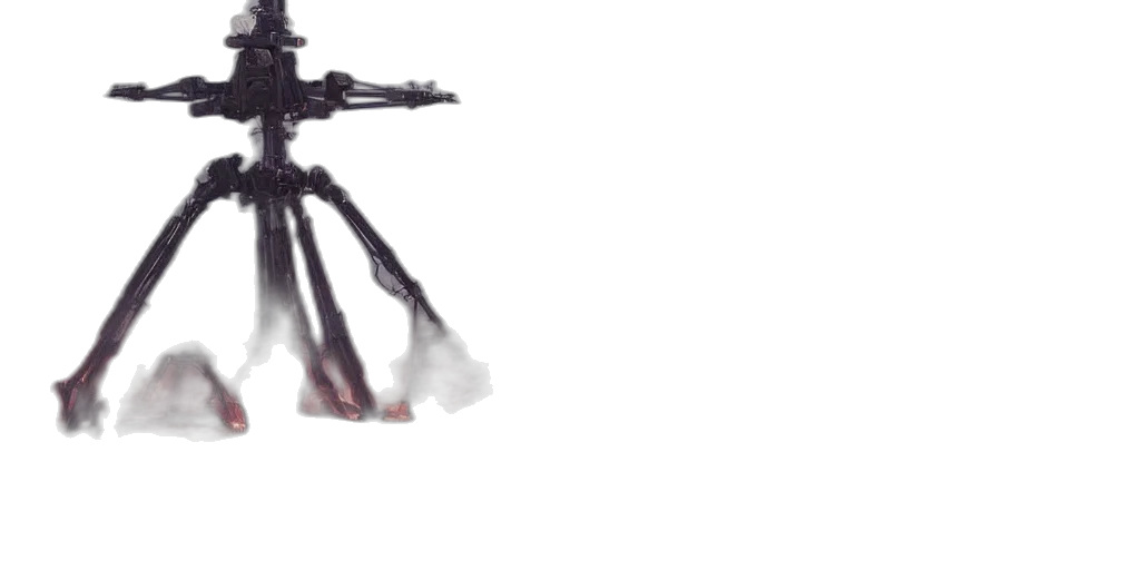 weapon, robot, sword, staff transparent PNG cut-out