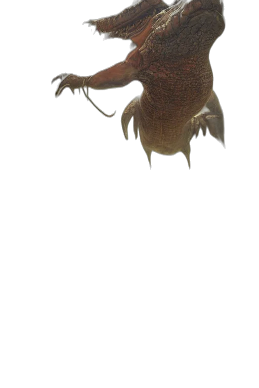 creature, dragon, animal, staff transparent PNG cut-out