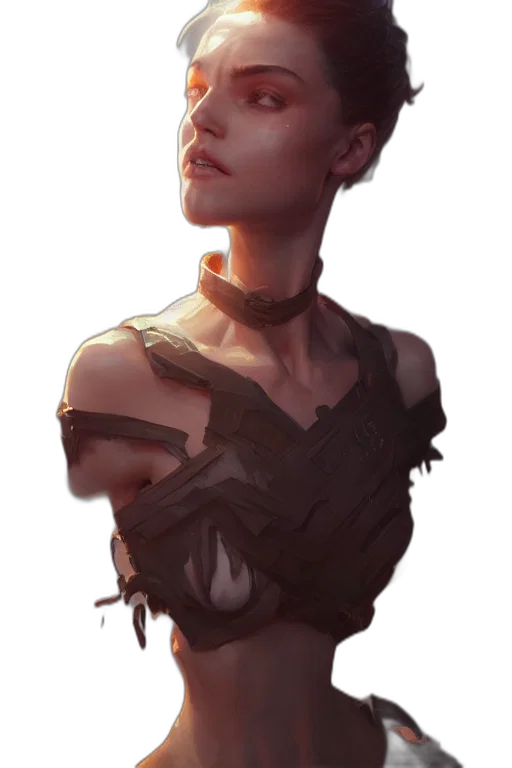 dress, face, robot, crown transparent PNG cut-out