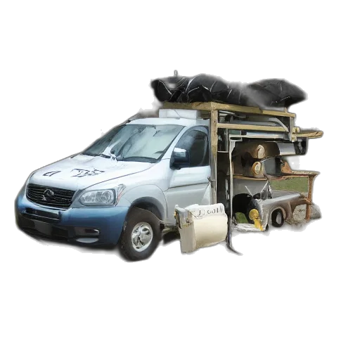 car, furniture, 3d render, shitposting transparent PNG cut-out