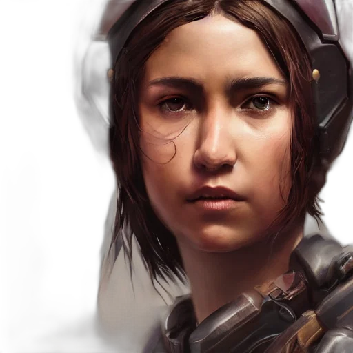 face, concept art, photorealistic, fantasy art transparent PNG cut-out