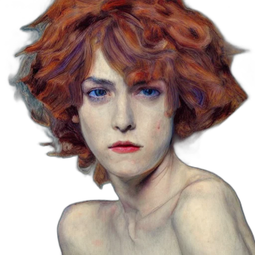face, hair, crown, dress transparent PNG cut-out