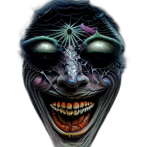 mask, face, creature, jewelry transparent PNG cut-out